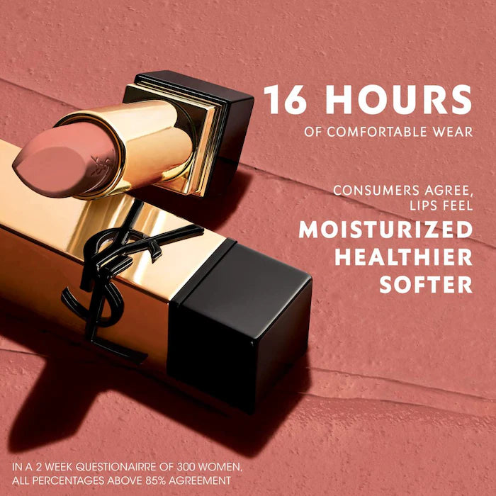 YSL - Yves Saint Laurent  Rouge Pur Couture Caring Satin Lipstick with Ceramides