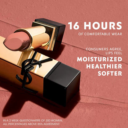 YSL - Yves Saint Laurent  Rouge Pur Couture Caring Satin Lipstick with Ceramides