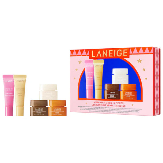 LANEIGE - Midnight Minis Lip Glowy Balm and Lip Sleeping Mask Set
