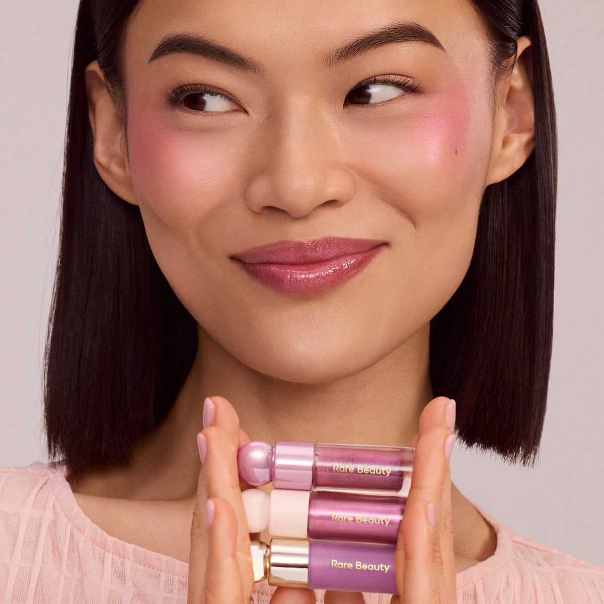Rare Beauty  - Violet Faves Mini Cheek and Lip Trio Makeup Gift Set