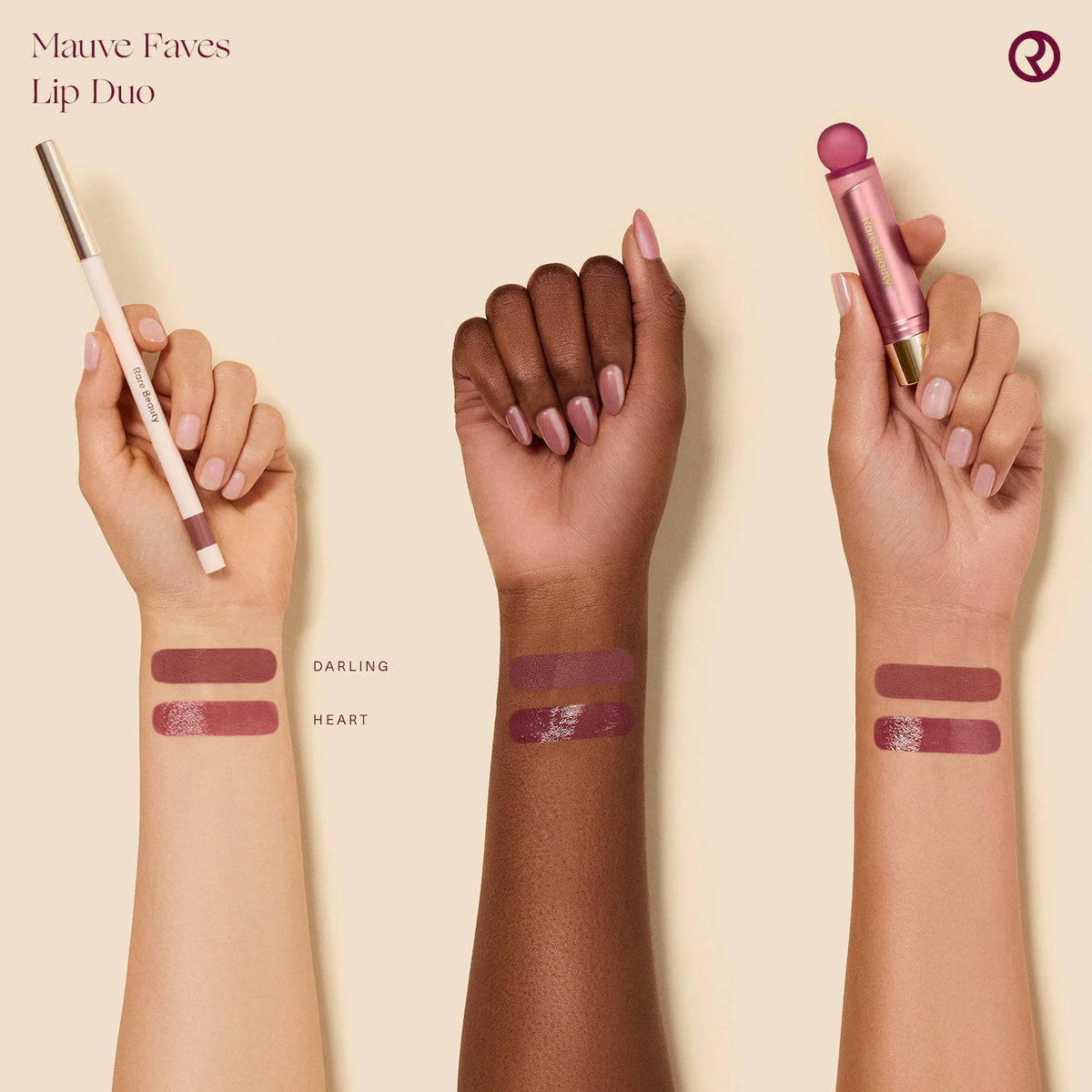 Rare Beauty - Lip Duo Mauve Faves Gift Set