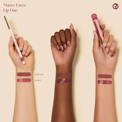 Rare Beauty - Lip Duo Mauve Faves Gift Set