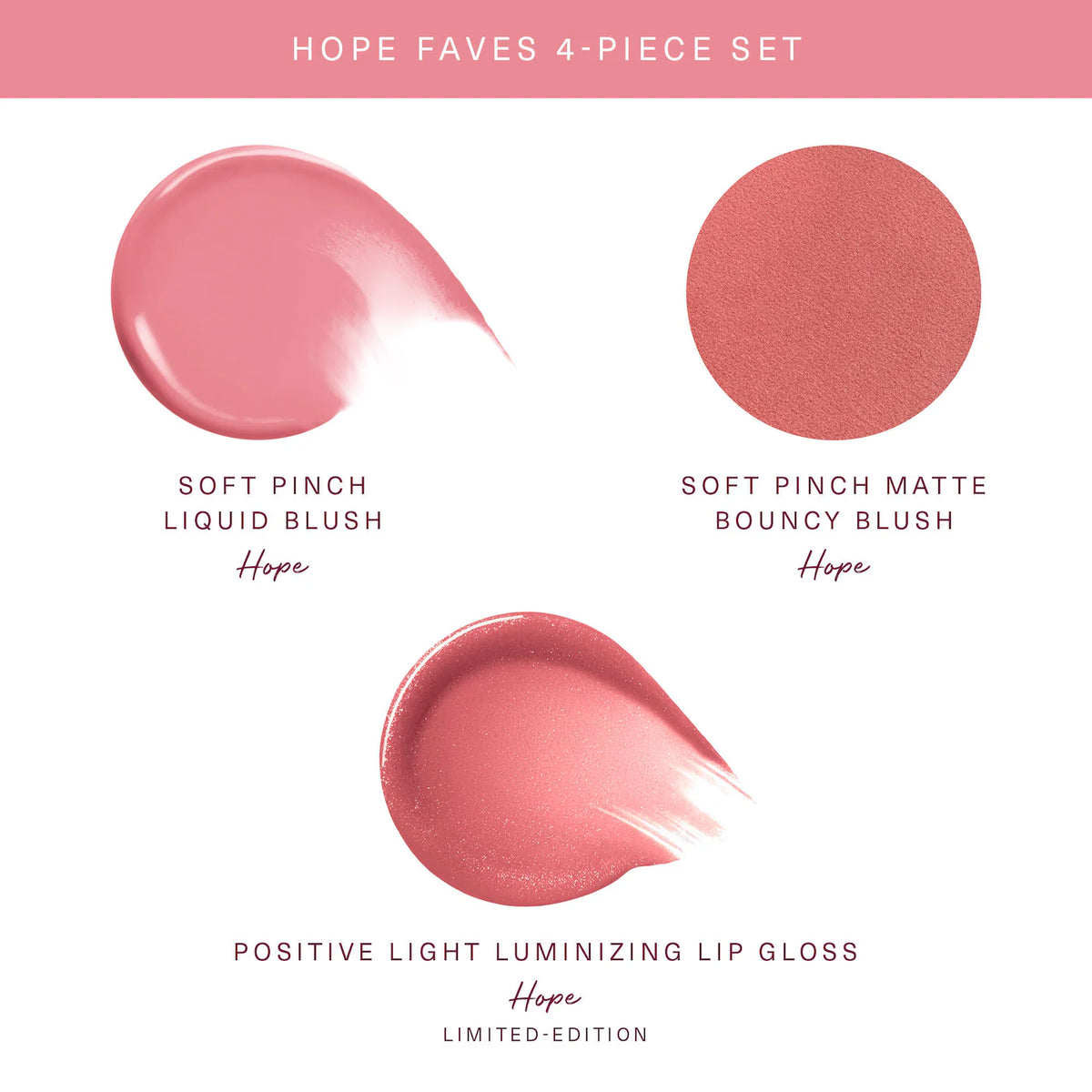 Rare Beauty by Selena Gomez - Hope Faves 4-Piece Makeup Gift Set