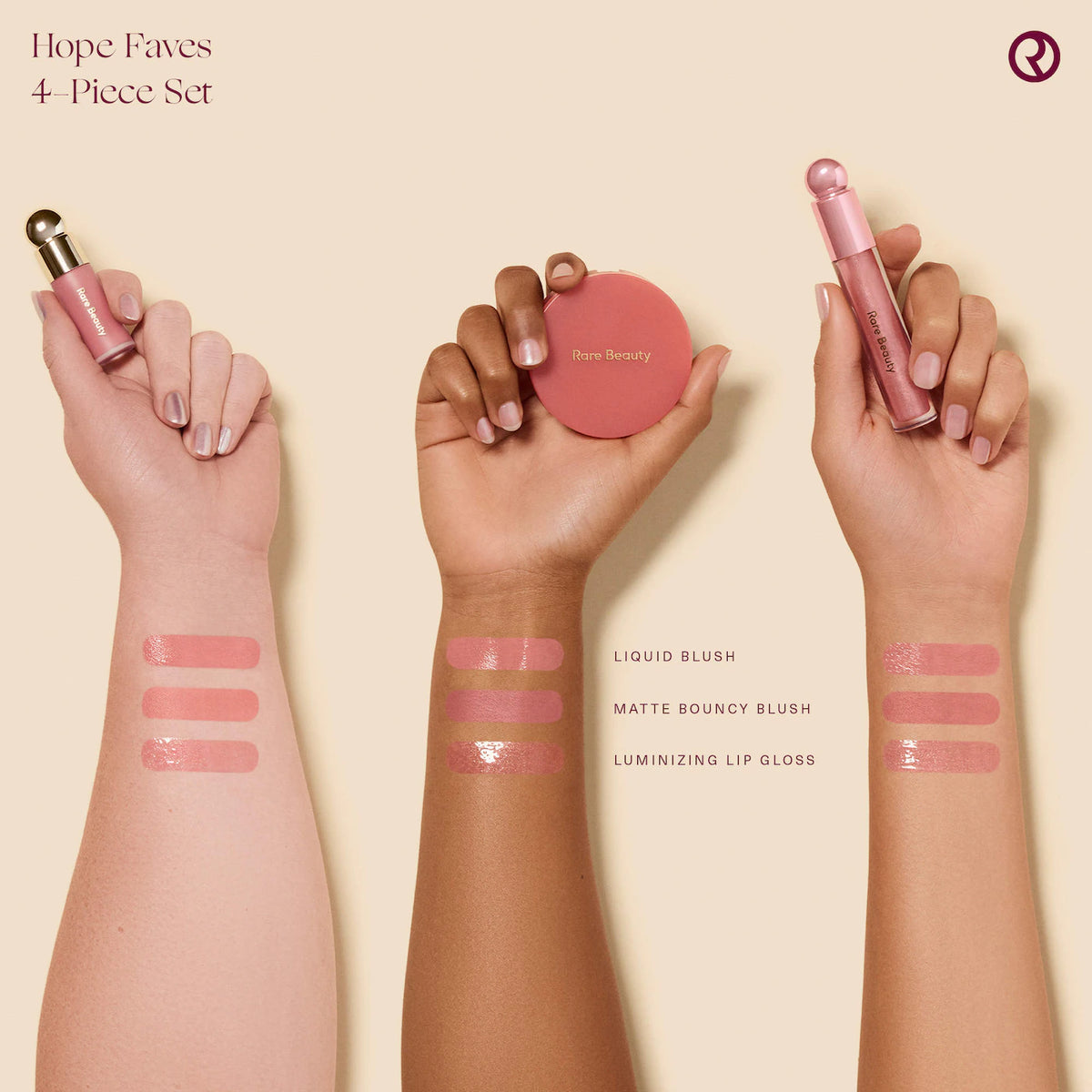 Rare Beauty by Selena Gomez - Hope Faves 4-Piece Makeup Gift Set