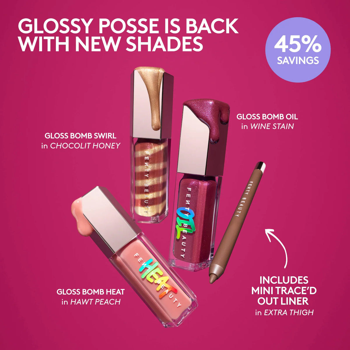 Fenty Beauty - Glossy Posse IX Lip Set