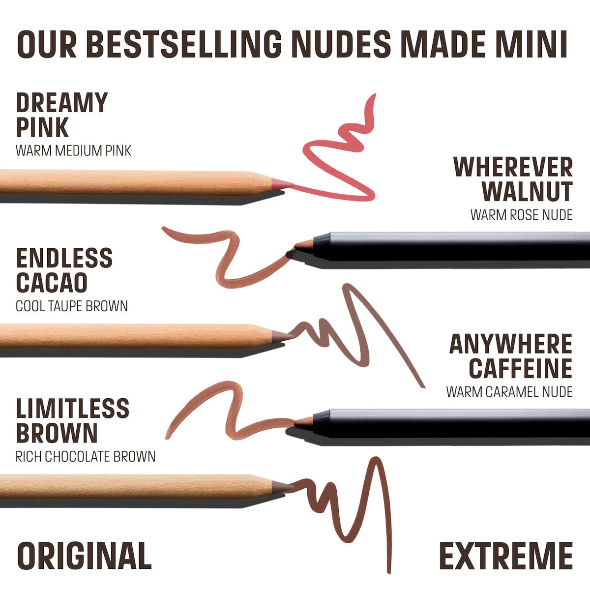 MAKE UP FOR EVER - Mini Artist Color Pencil Lip Liner Set