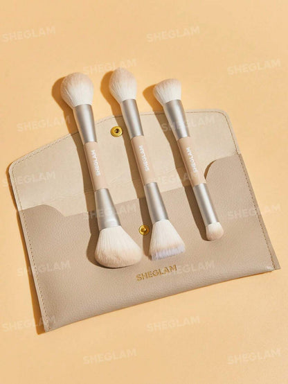 SHEGLAM - 101 Face Essentials Brush Set With Bag