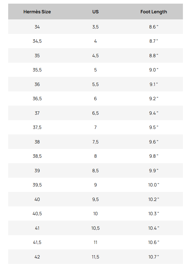 Size Guide