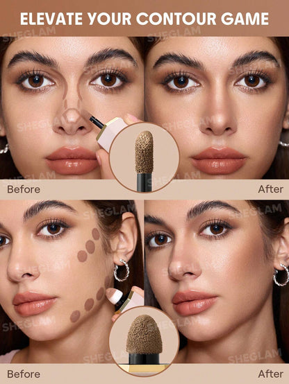SHEGLAM - Precision Sculpt Liquid Contour Duo-Clay