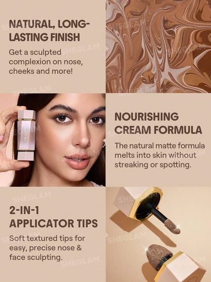 SHEGLAM - Precision Sculpt Liquid Contour Duo-Clay
