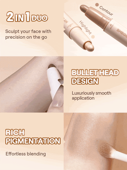 SHEGLAM - 2-In-1 Contour & Highlight Stick