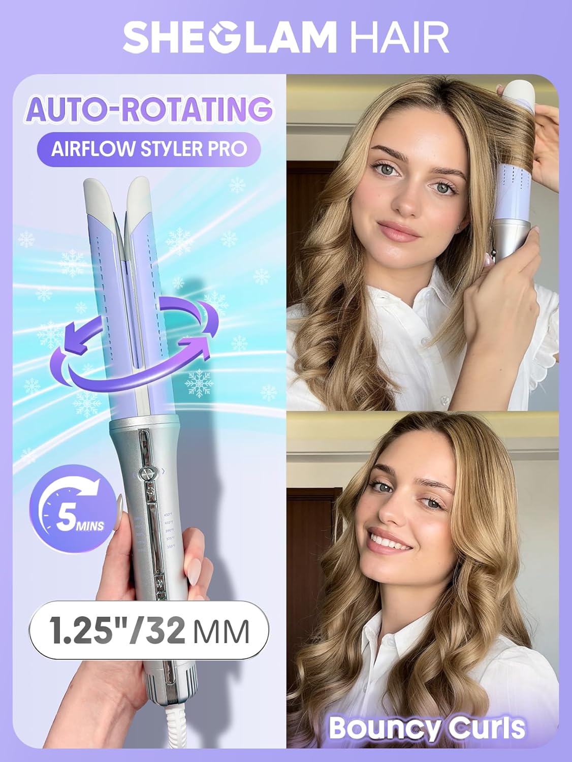 sheglam hair curler