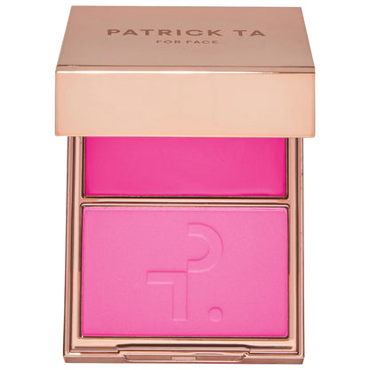 Patrick TA Blush Brush Applying Product on Face