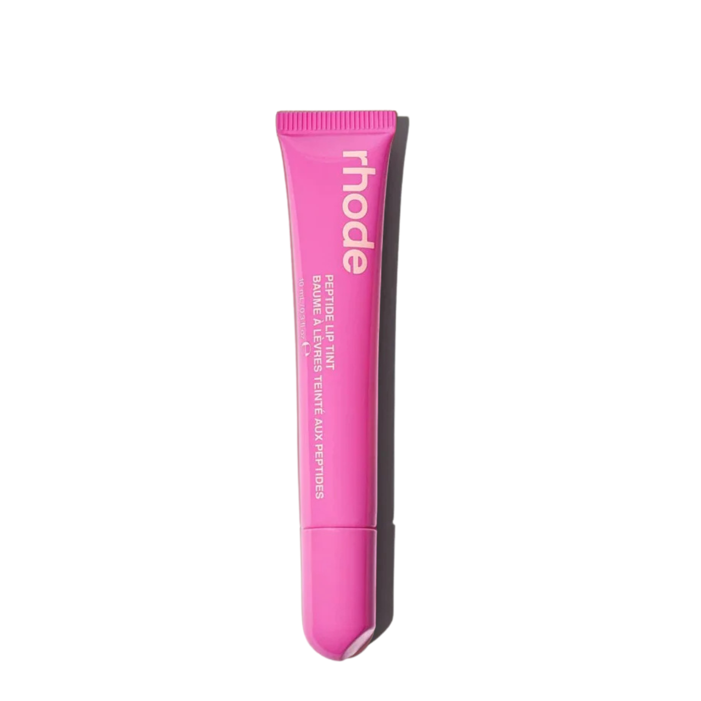 Original Rhode brand Peptide Lip Tint displayed with natural lighting
Best peptide lip tint for dry lips - sheer buildable color


