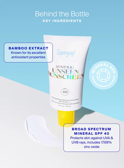 Supergoop - Mineral Unseen Sunscreen SPF 40