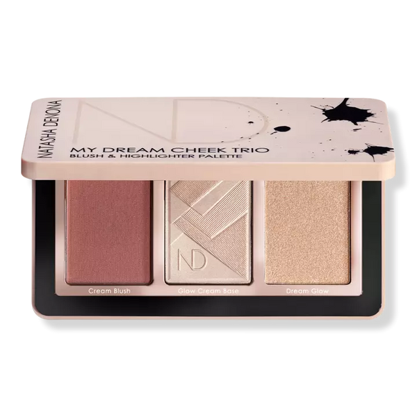 NATASHA DENONA My Dream Cheek Trio - Cream Blush, Glow Cream Base and Glow Powder Highlighter