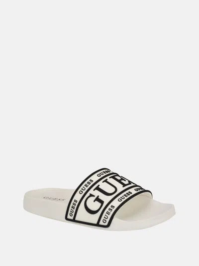 GUESS FACTORY  rubies logo slide sandals