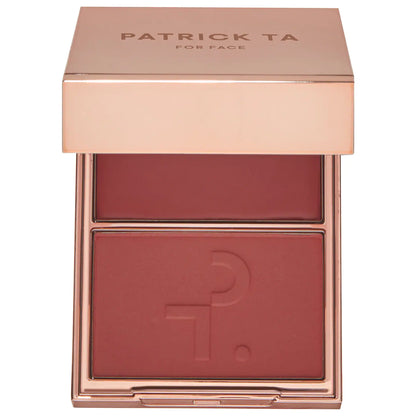 Patrick TA Blush Applied on Cheeks - Natural Flush Finish